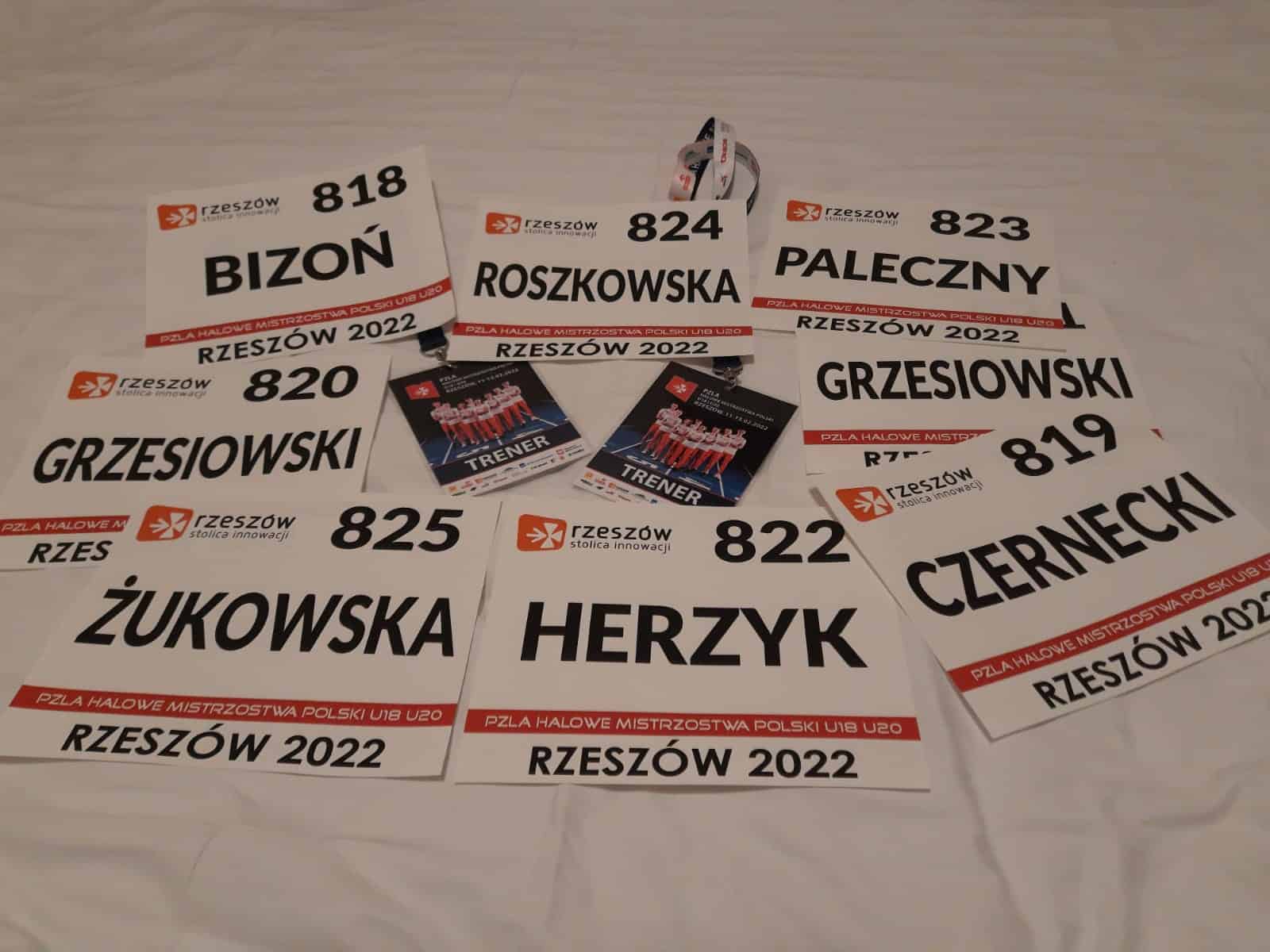 11-13.02.2022r. – Halowe Mistrzostwa Polski U18 i 20 – Rzeszów