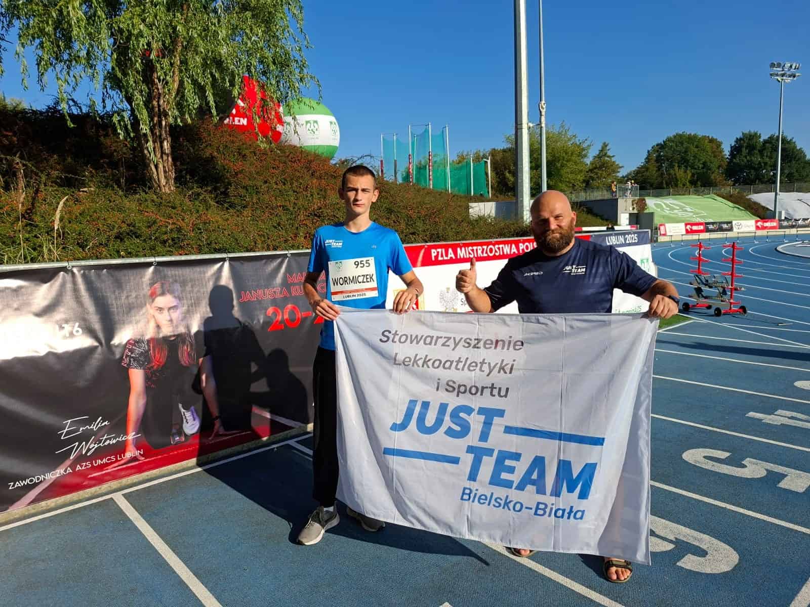 20-21.09.2025r. – Mistrzostwa Polski U16. Mały Memoriał Janusza Kusocińskiego – Lublin, 20.09.2025r. – Finał Warszawskiej Ligi Lekkoatletycznej – Warszawa, 20.09.2025r. – Śląska Liga Biegowa – 1bieg – zawody LDK – Bytom